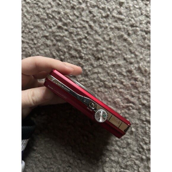 Kodak Easyshare M380 Red 10.2MP Digital Point & Shoot Camera UNTESTED - Picture 5 of 8